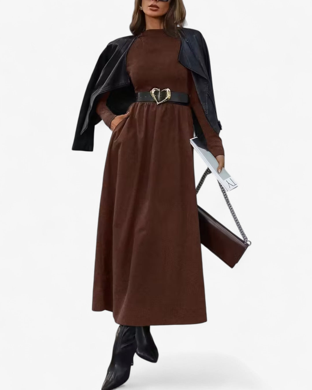 Elegant A-Line Maxi Dress