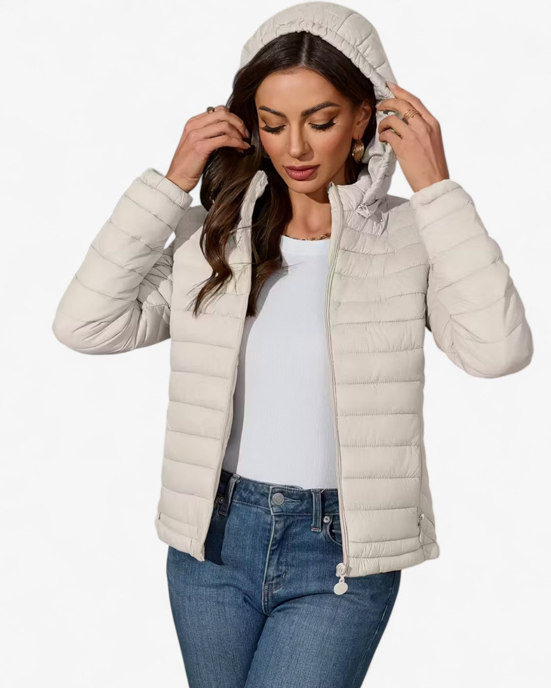 Lightweight Hooded Jacket with Pockets