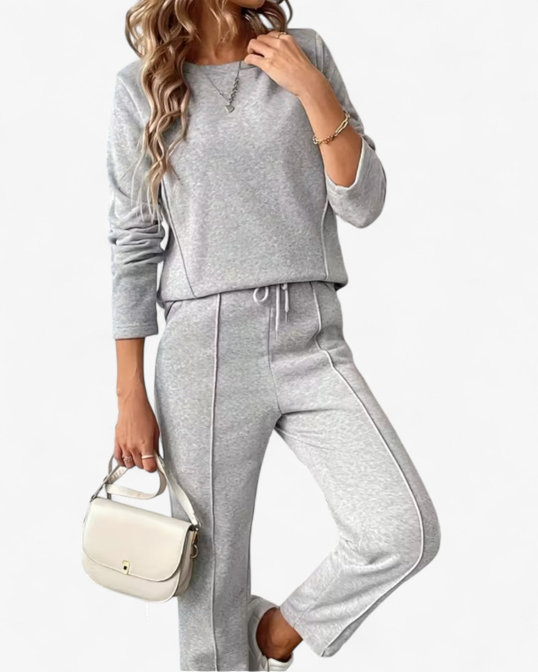 Drawstring Two-Piece Lounge Set