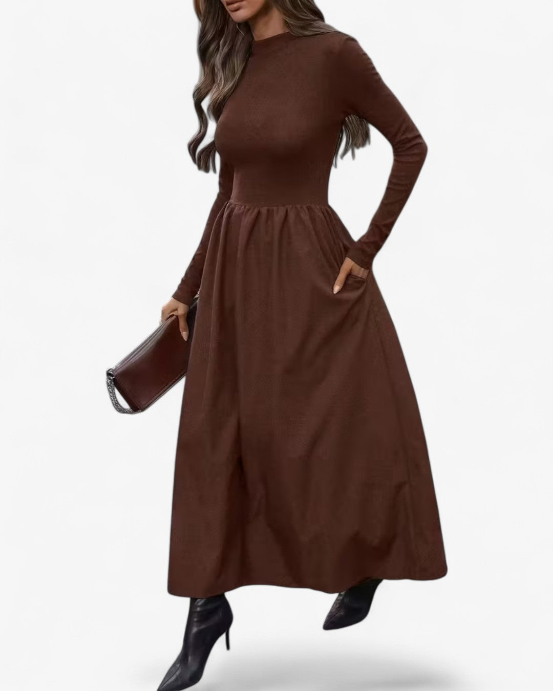 Elegant A-Line Maxi Dress