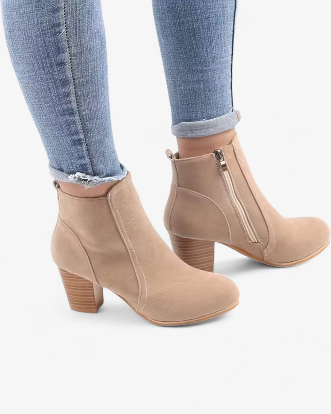 Block Heel Ankle Boots
