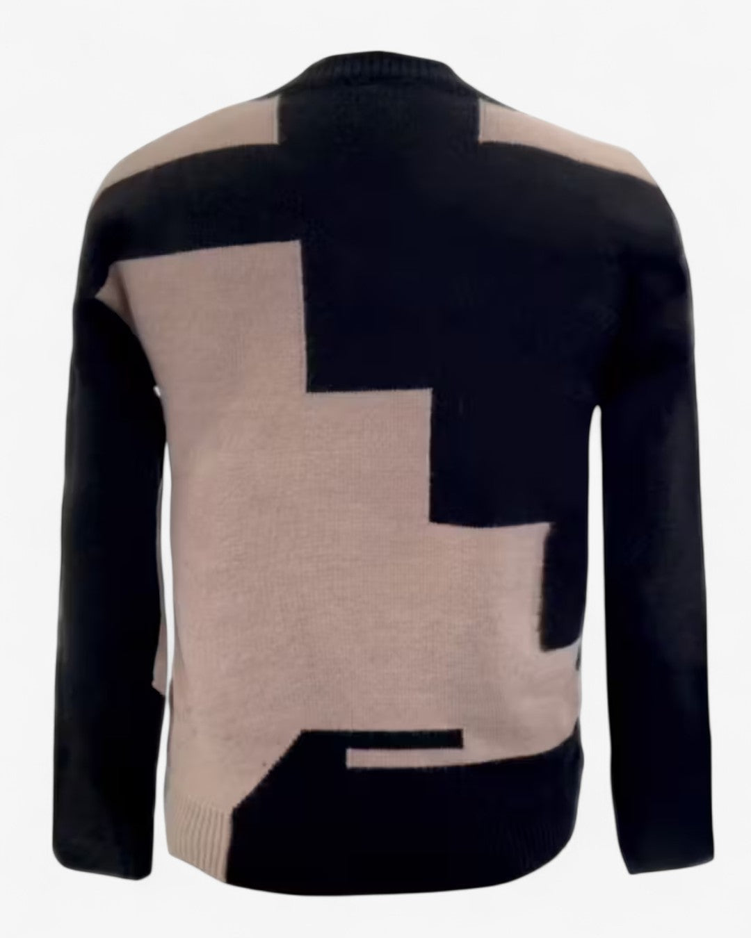 Color Block Pullover Sweater