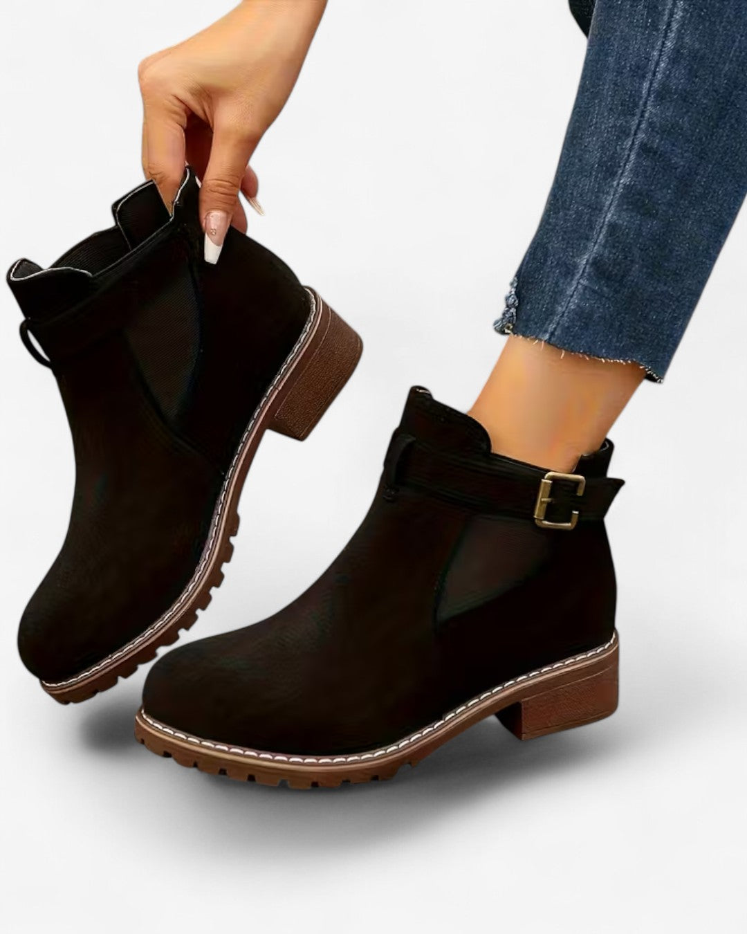 Elegant Black Ankle Boot