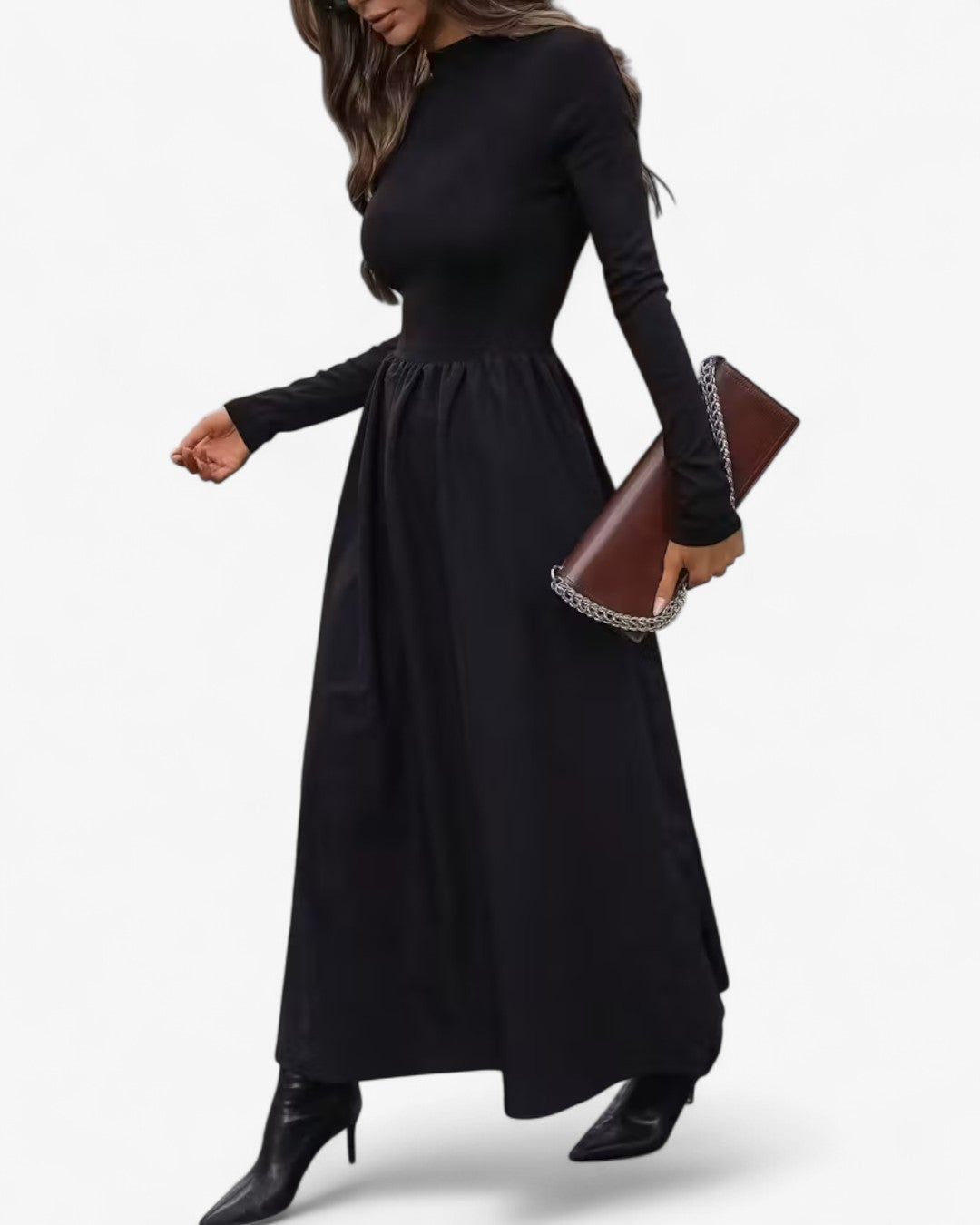 Elegant A-Line Maxi Dress