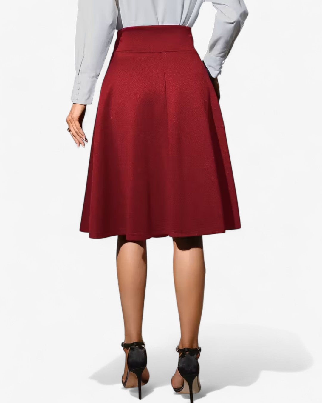 Élégance Bow Midi Skirt