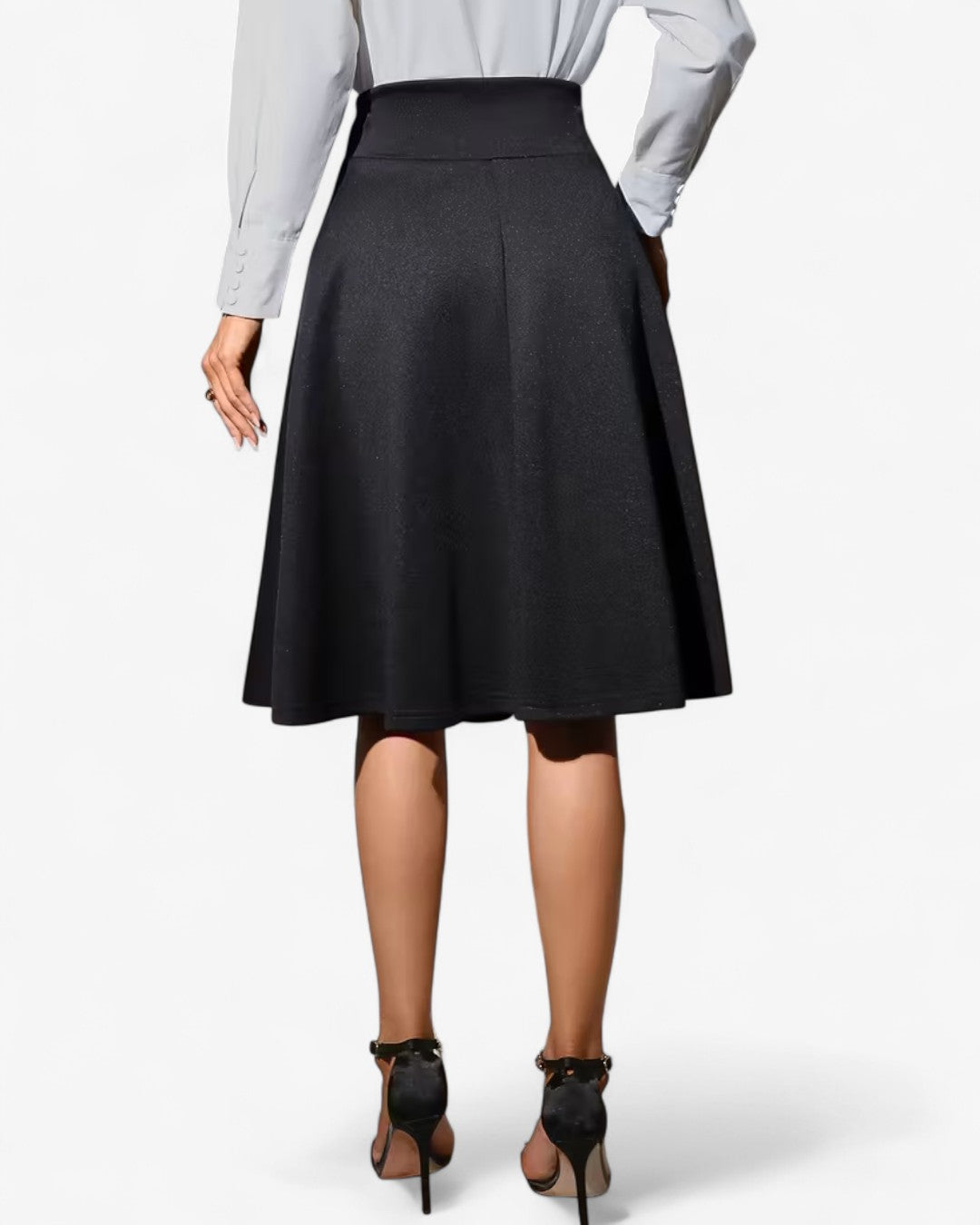 Élégance Bow Midi Skirt