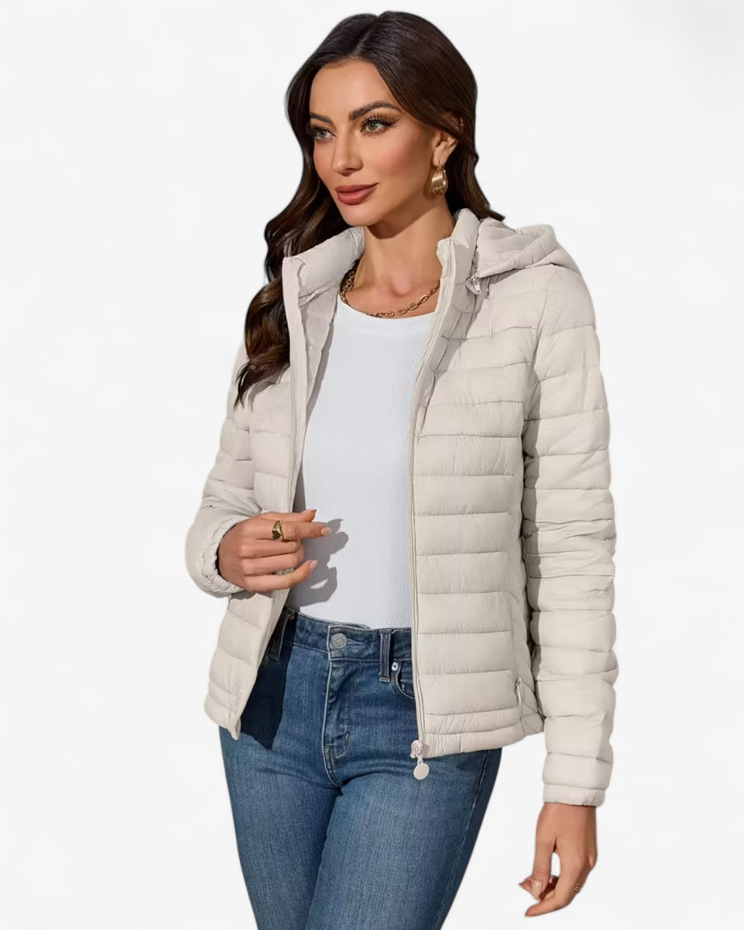 Lightweight Hooded Jacket with Pockets