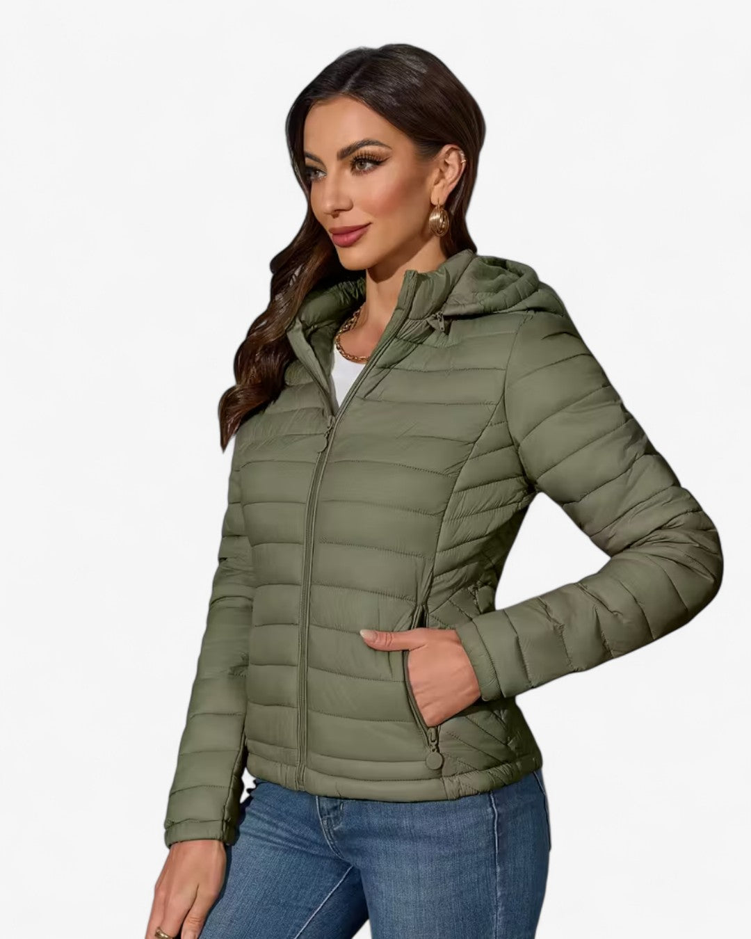 Lightweight Hooded Jacket with Pockets
