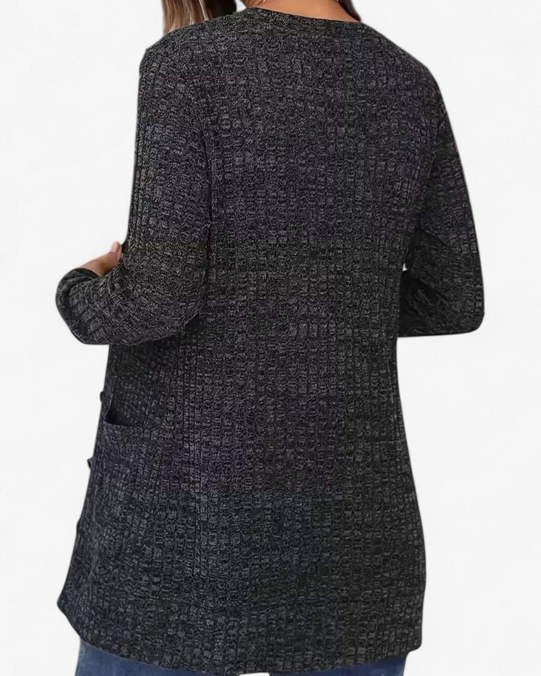 Elegant V-Neck Button Cardigan