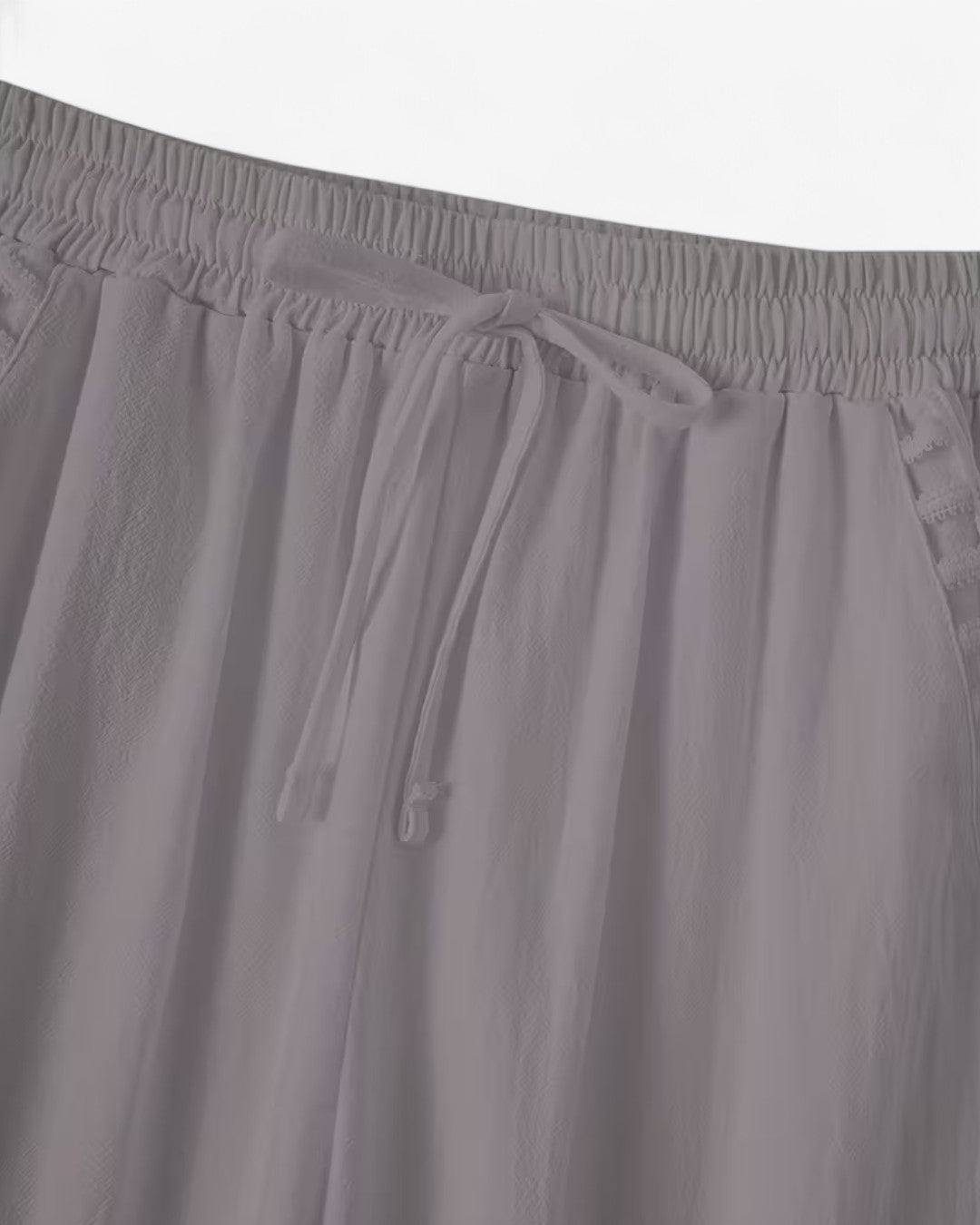 Elegant Drawstring Ankle Pants