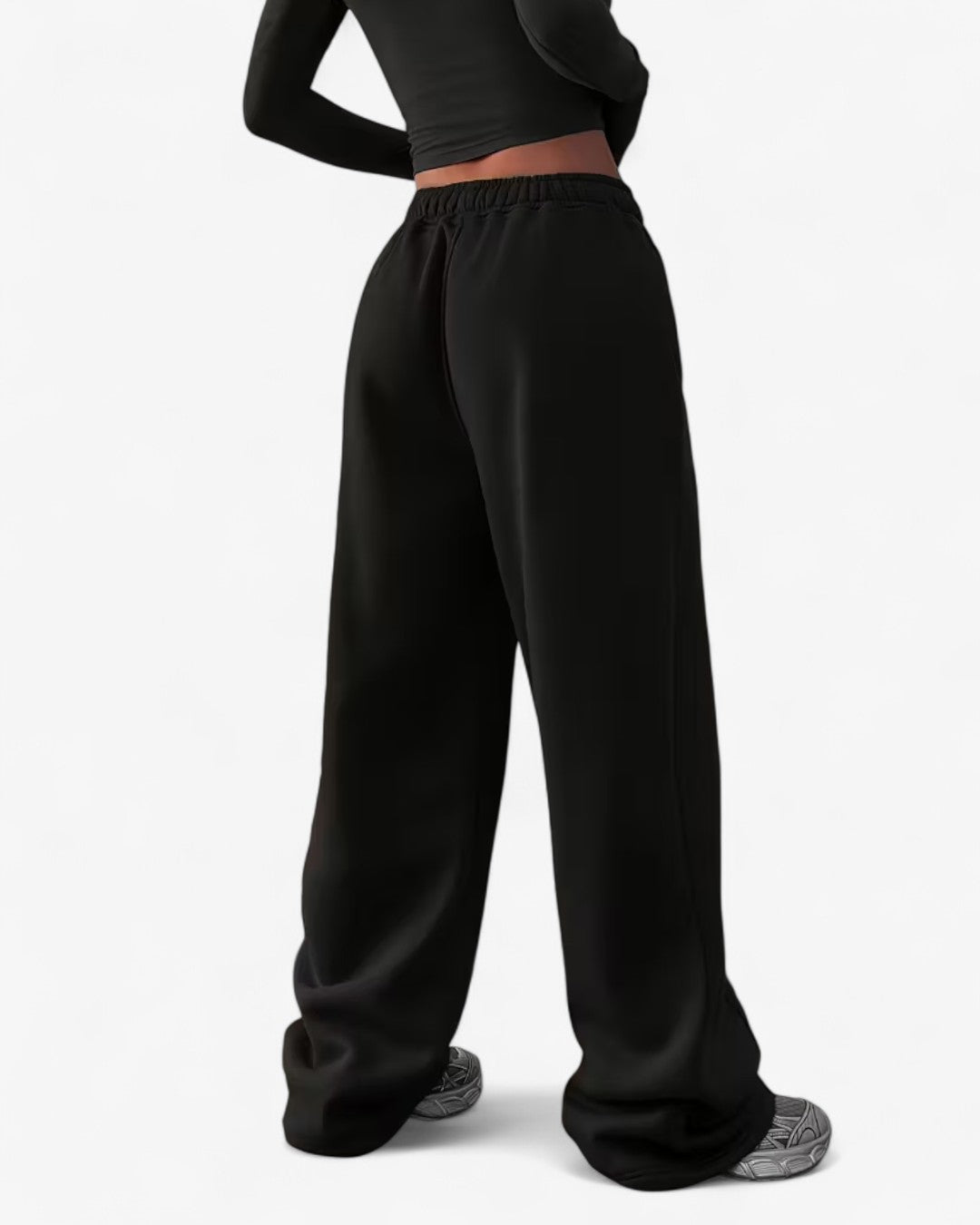 Elegant Wide-Leg Trousers with Pockets