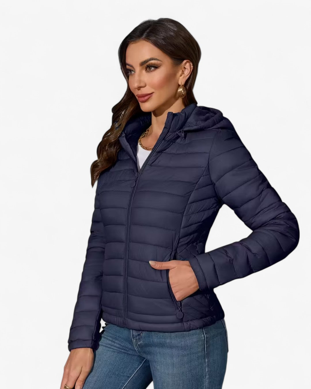Lightweight Hooded Jacket with Pockets
