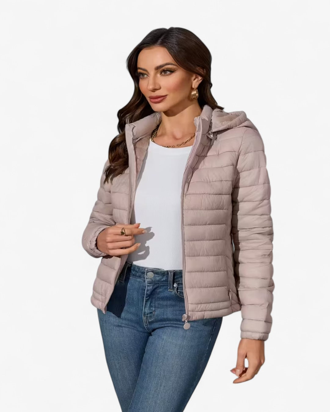 Lightweight Hooded Jacket with Pockets