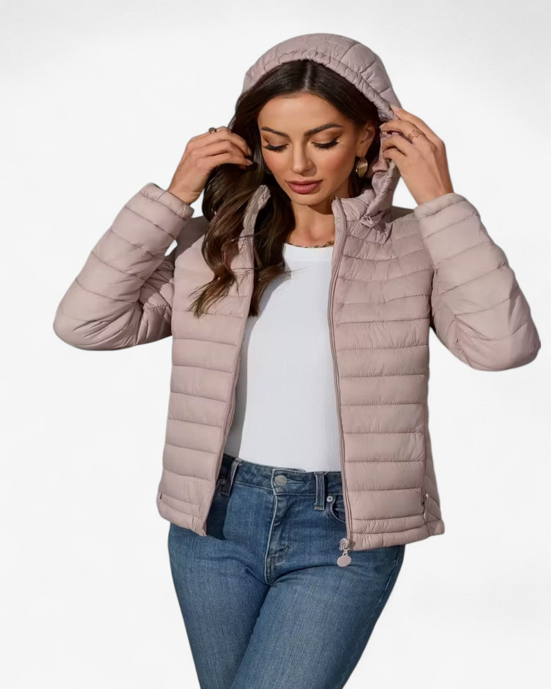 Lightweight Hooded Jacket with Pockets