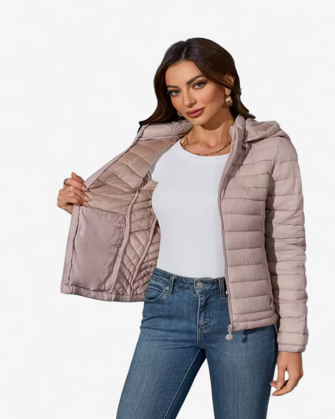 Lightweight Hooded Jacket with Pockets