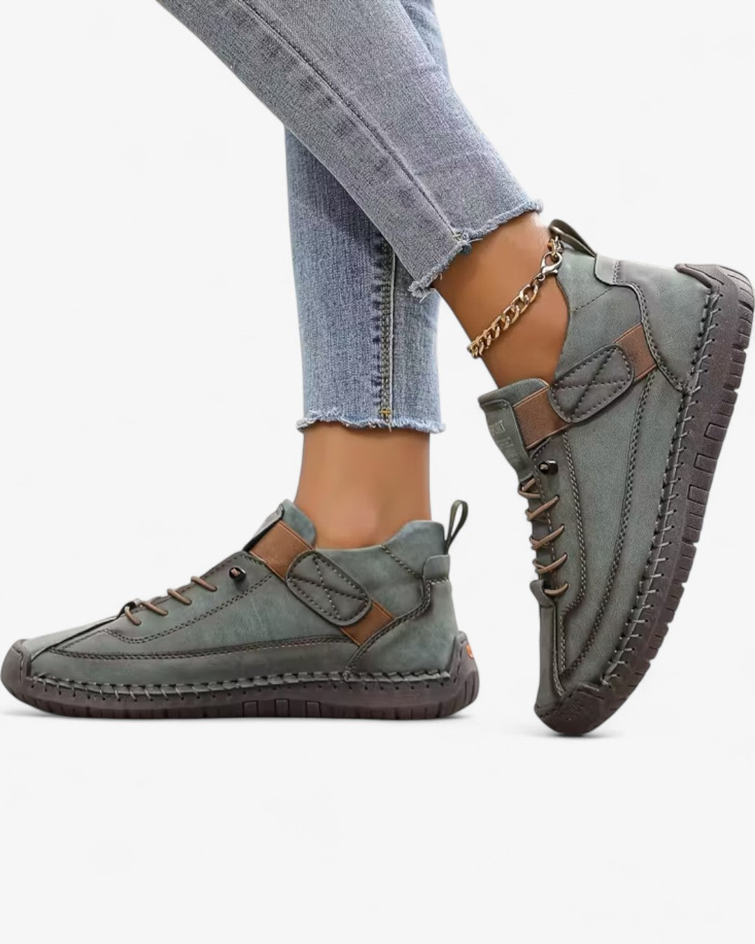 Vintage British-Style Slip-On Work Shoes