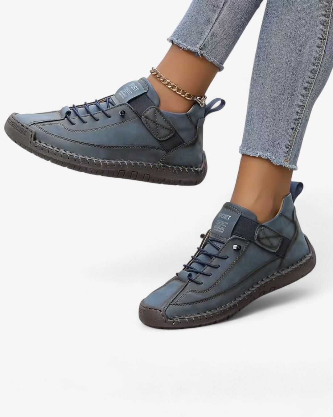 Vintage British-Style Slip-On Work Shoes