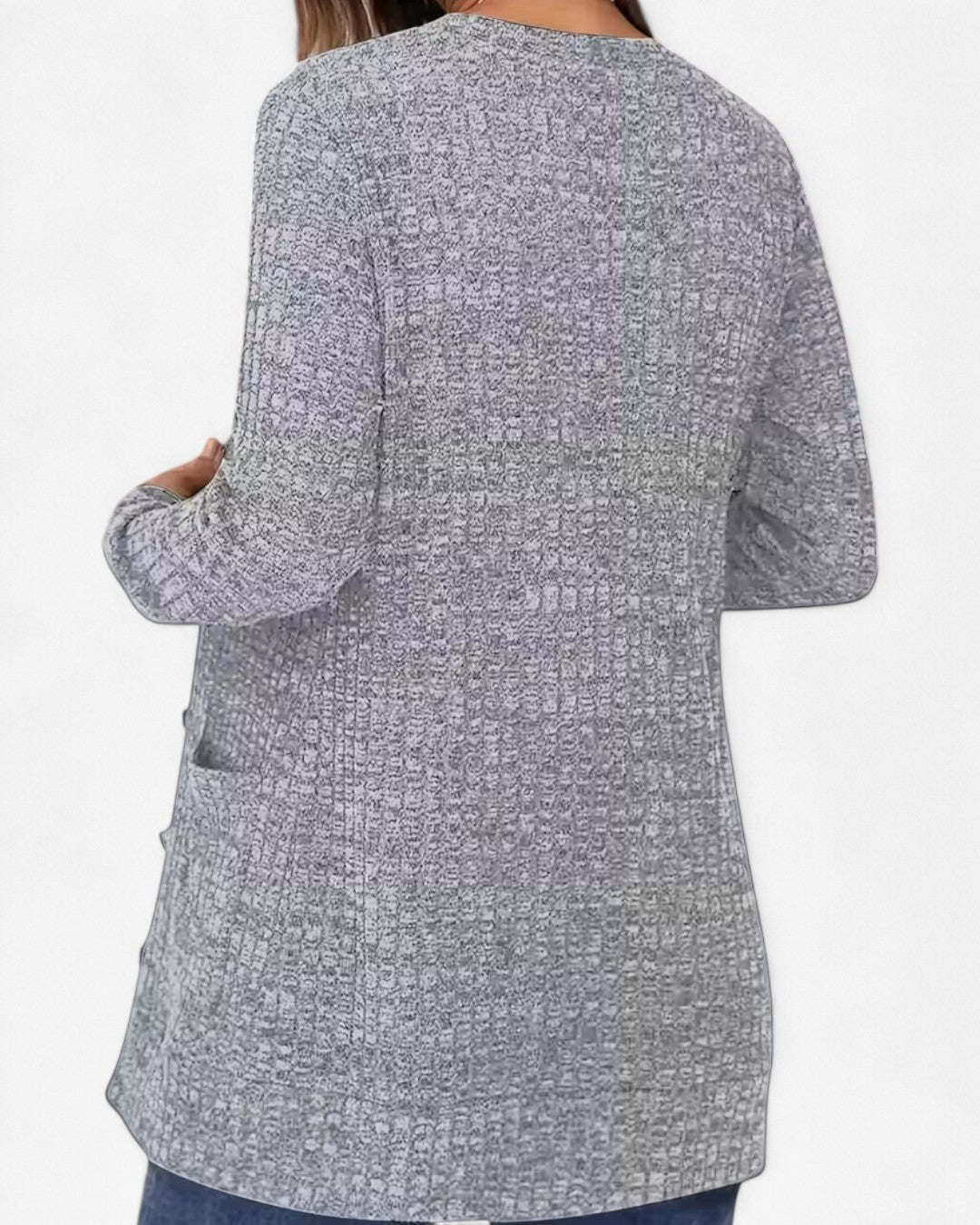 Elegant V-Neck Button Cardigan