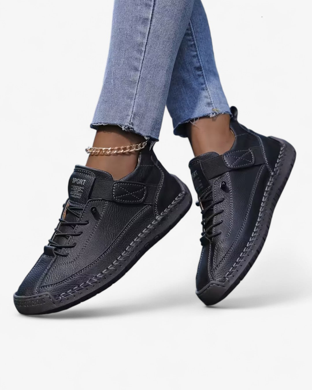 Vintage British-Style Slip-On Work Shoes