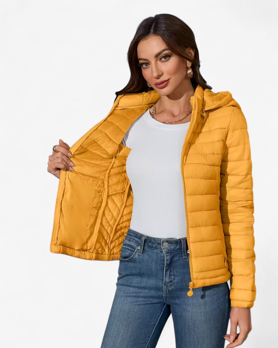 Lightweight Hooded Jacket with Pockets