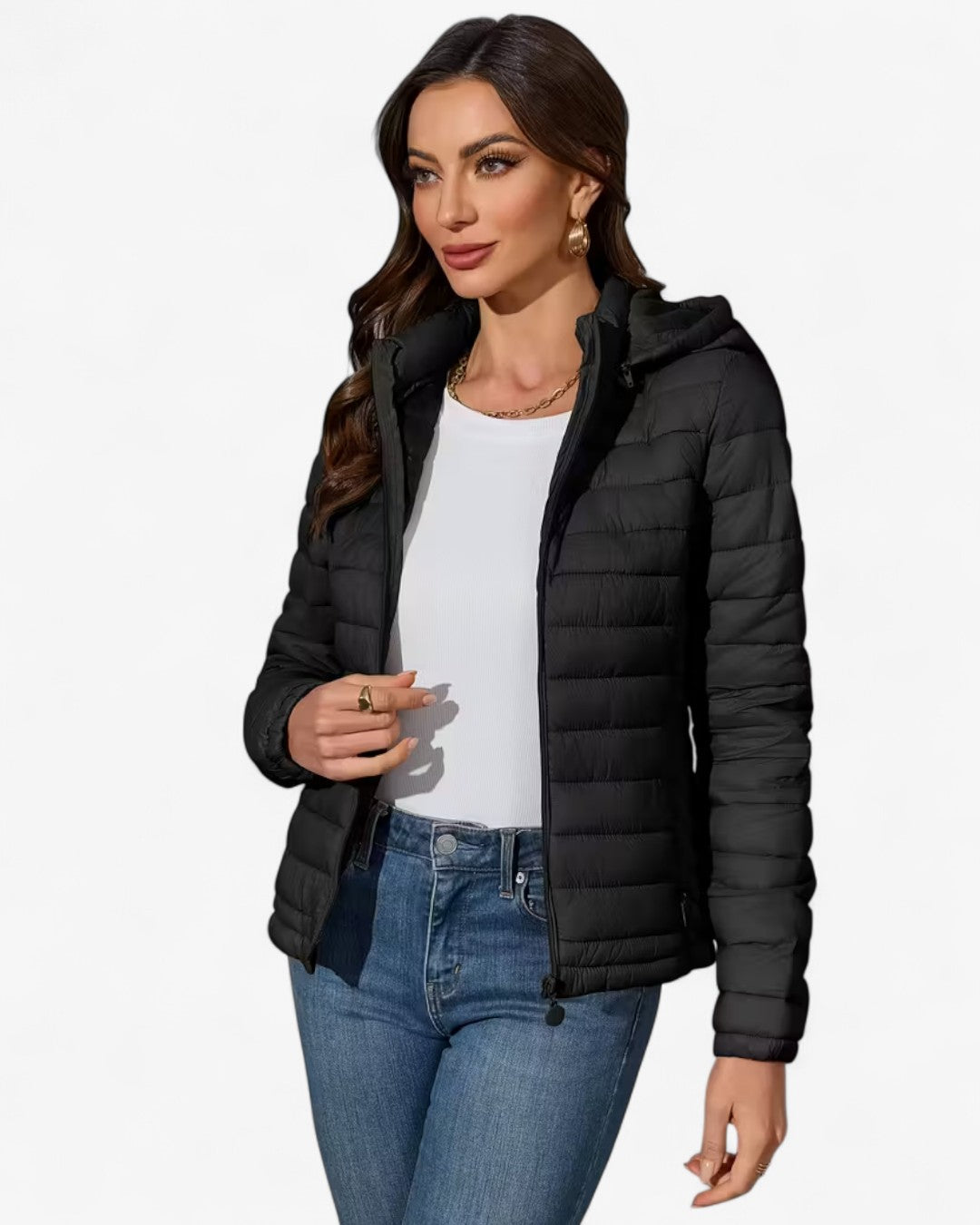 Lightweight Hooded Jacket with Pockets