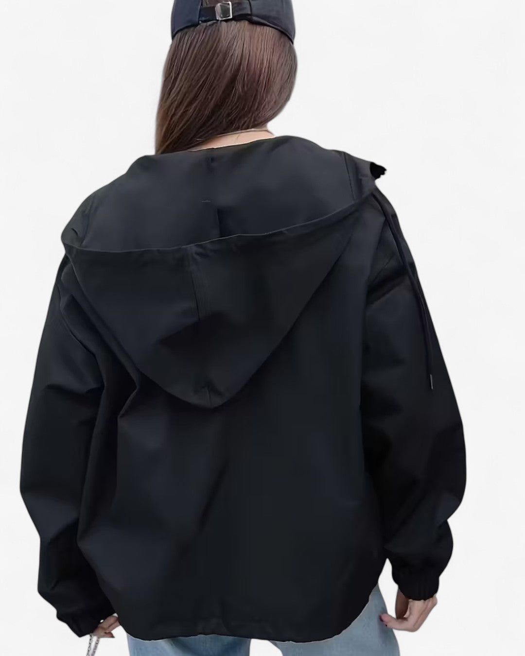 Minimalist Windproof Hooded Jacket