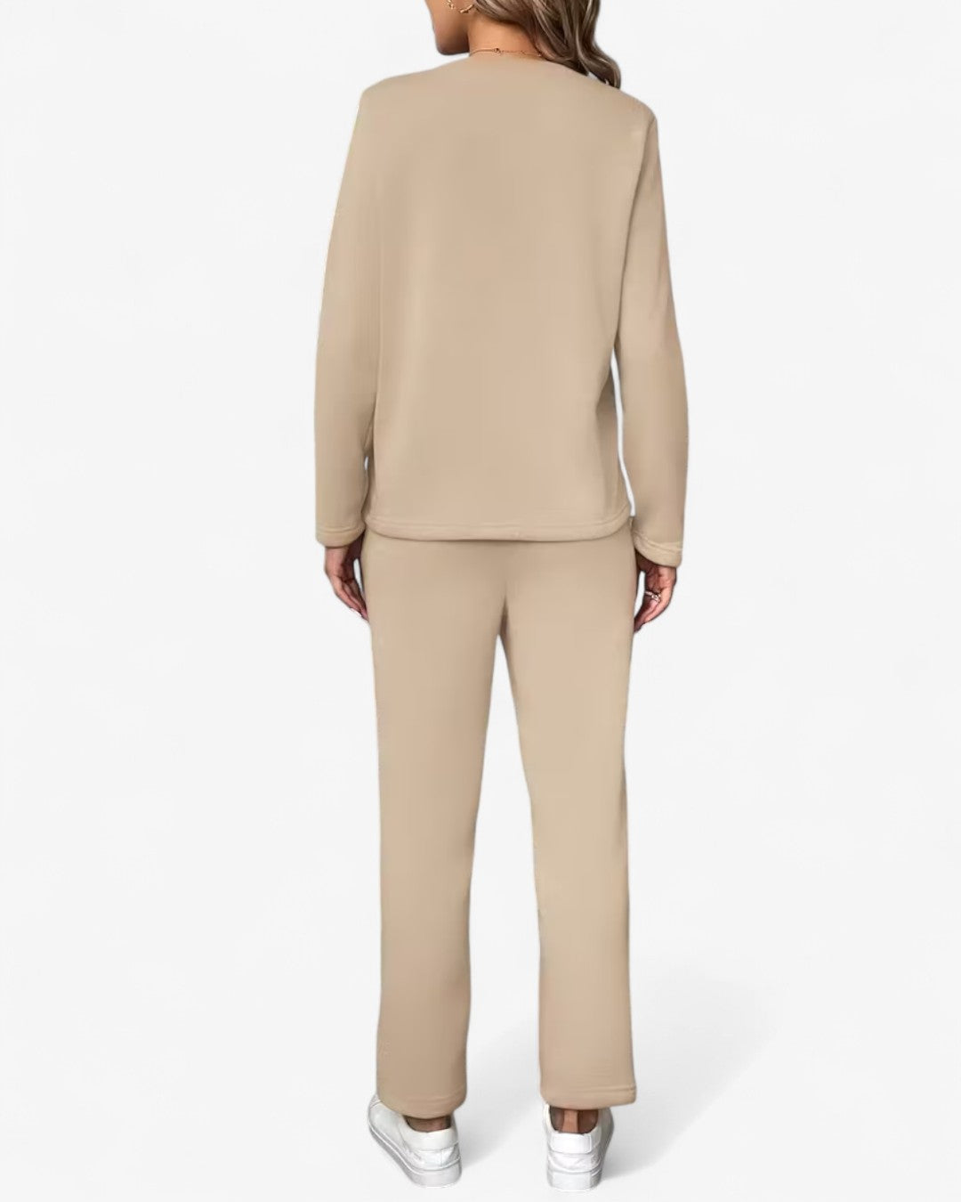 Drawstring Two-Piece Lounge Set