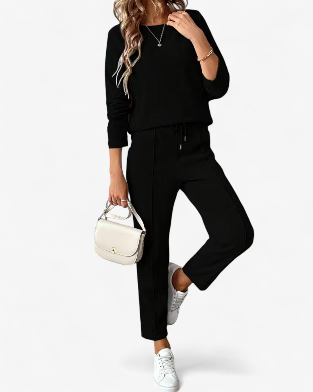 Drawstring Two-Piece Lounge Set