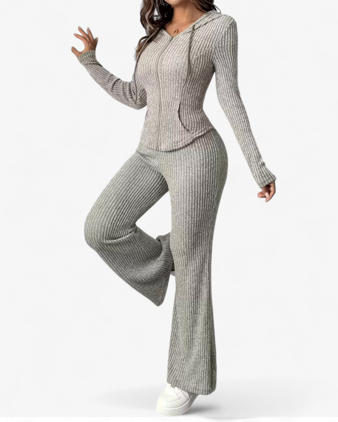 Hooded Zip Lounge Set