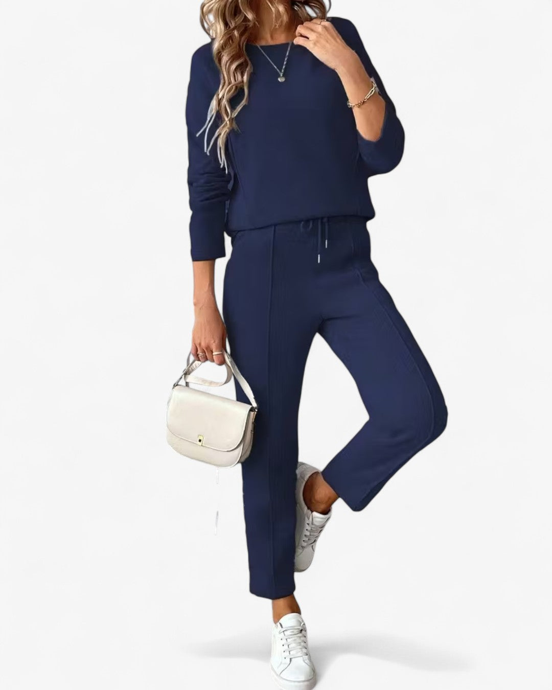 Drawstring Two-Piece Lounge Set