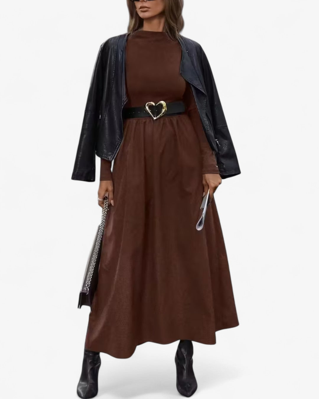 Elegant A-Line Maxi Dress