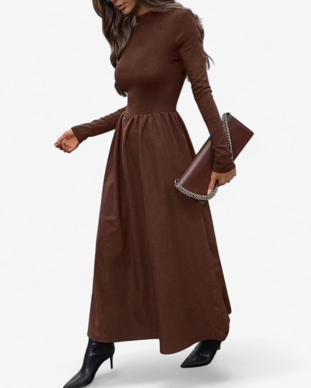 Elegant A-Line Maxi Dress