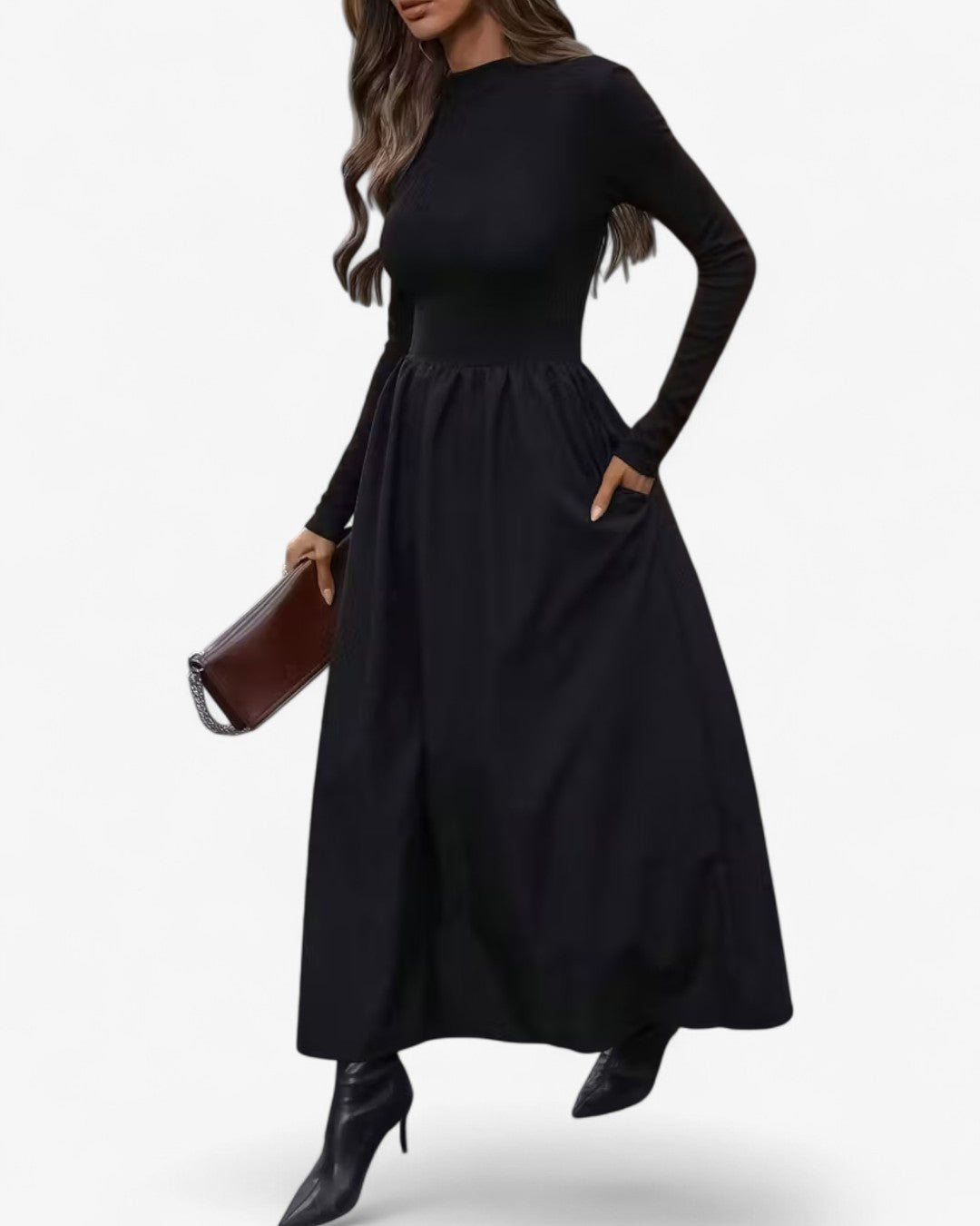 Elegant A-Line Maxi Dress