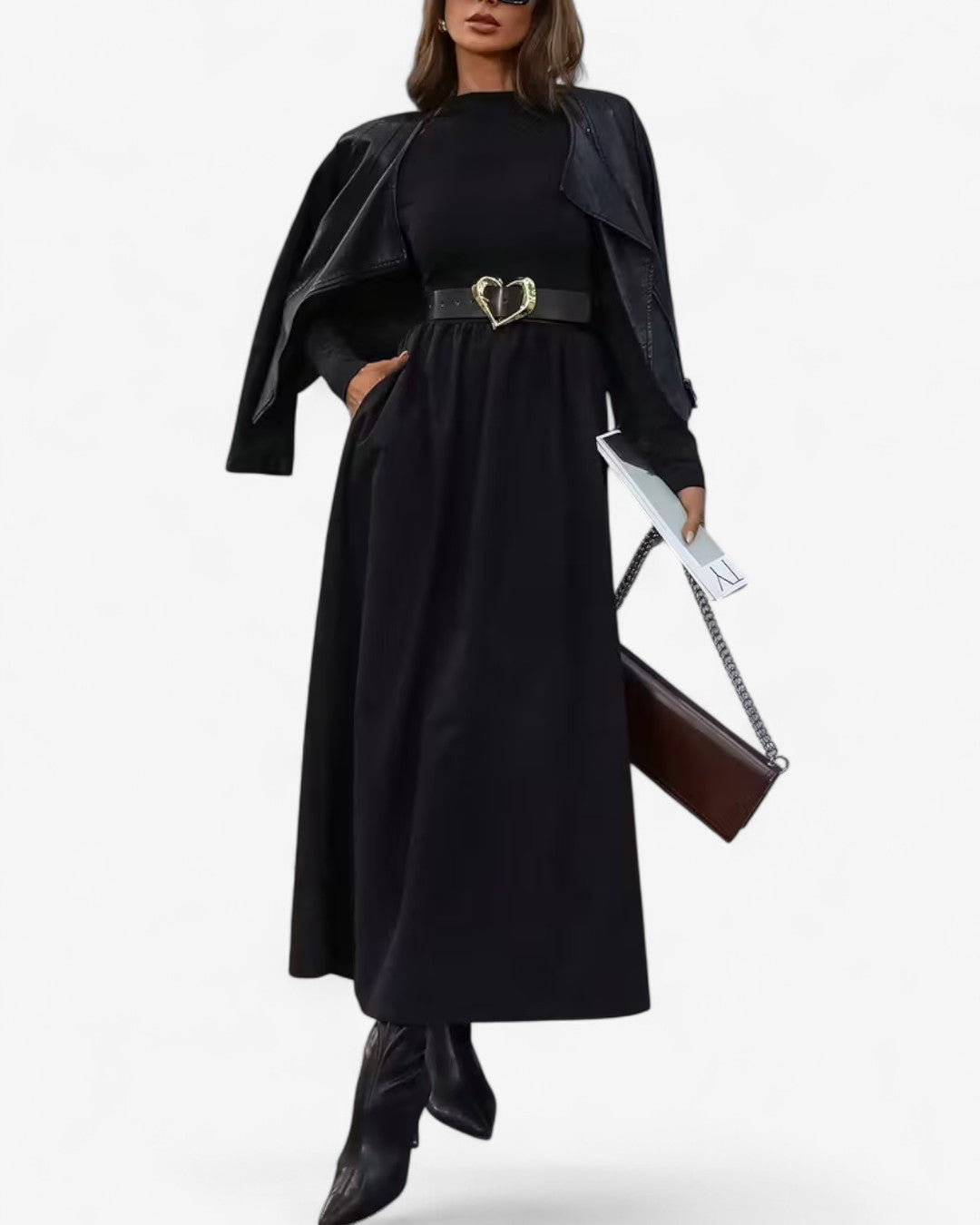 Elegant A-Line Maxi Dress