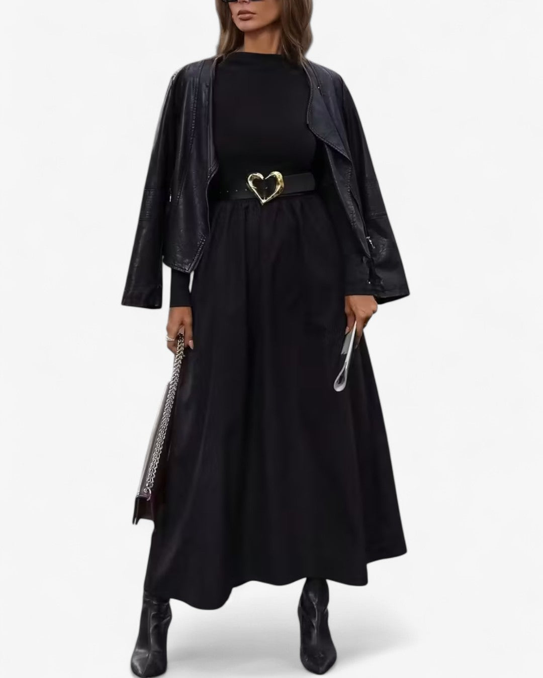 Elegant A-Line Maxi Dress