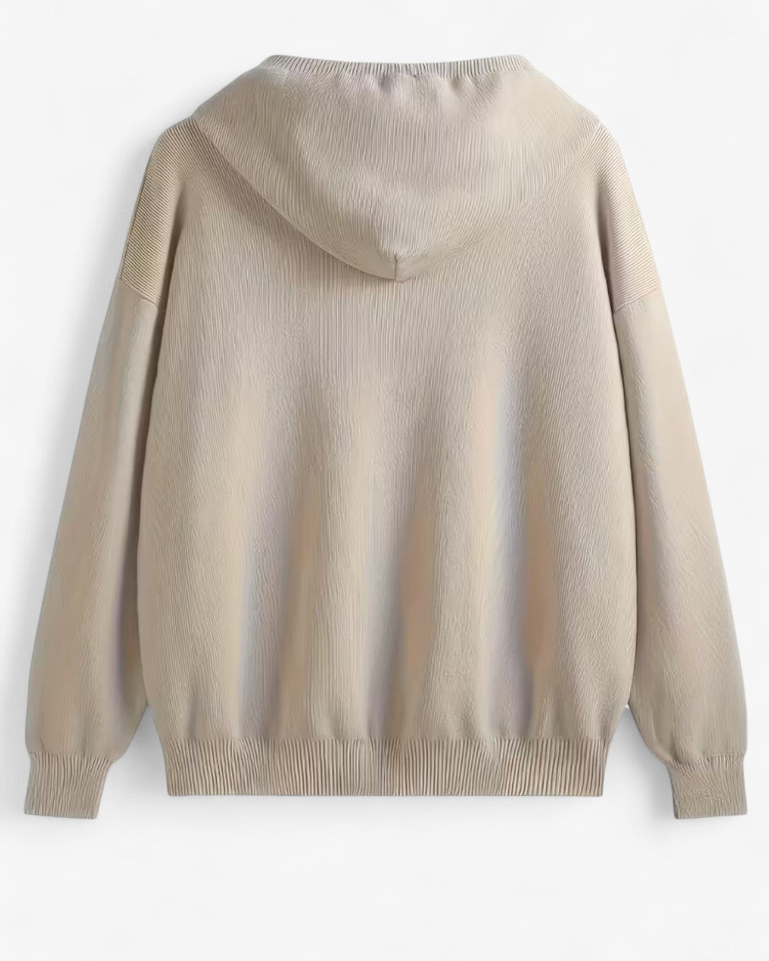 Soft Hooded Zip-Up Cardigan