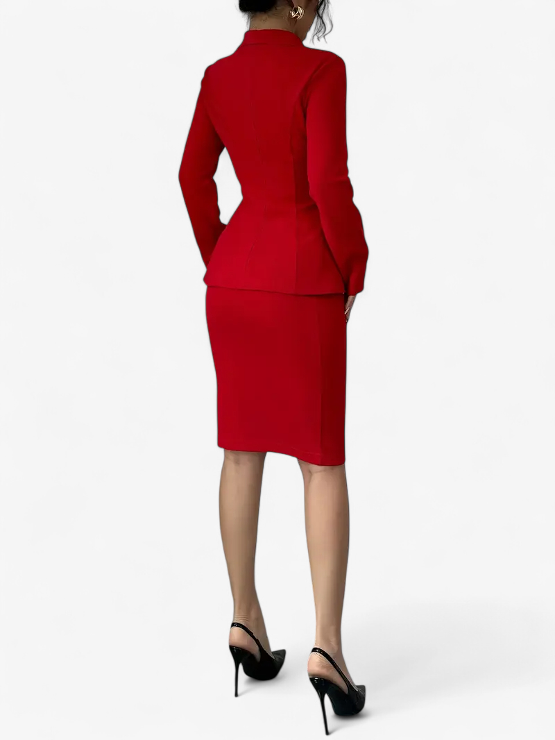 Draped Two-Piece Set