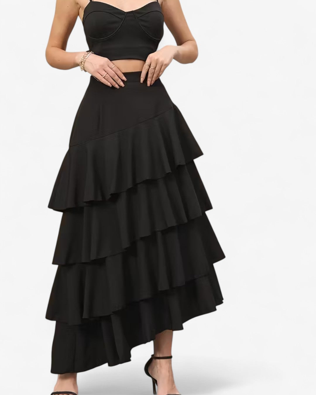 Tiered Ruffle Skirt