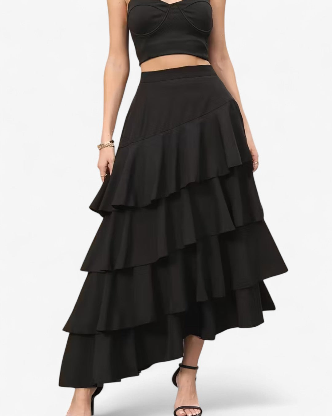 Tiered Ruffle Skirt