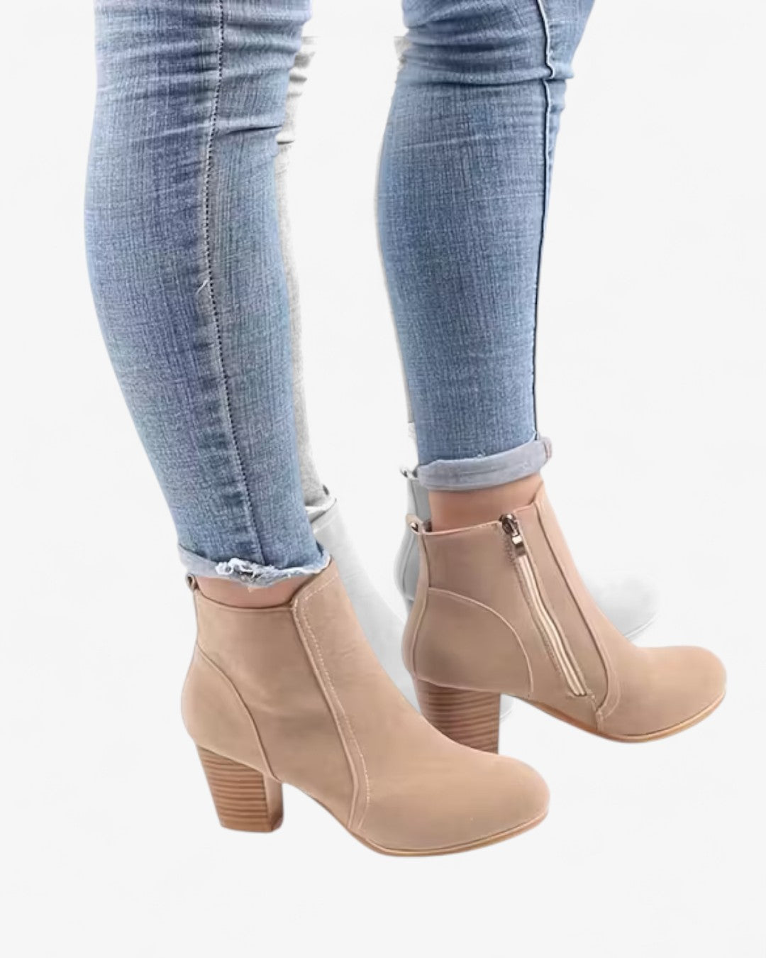 Block Heel Ankle Boots