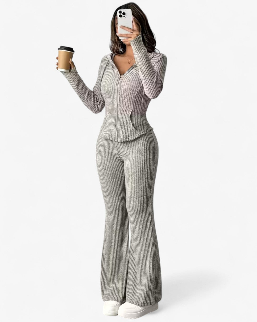 Hooded Zip Lounge Set