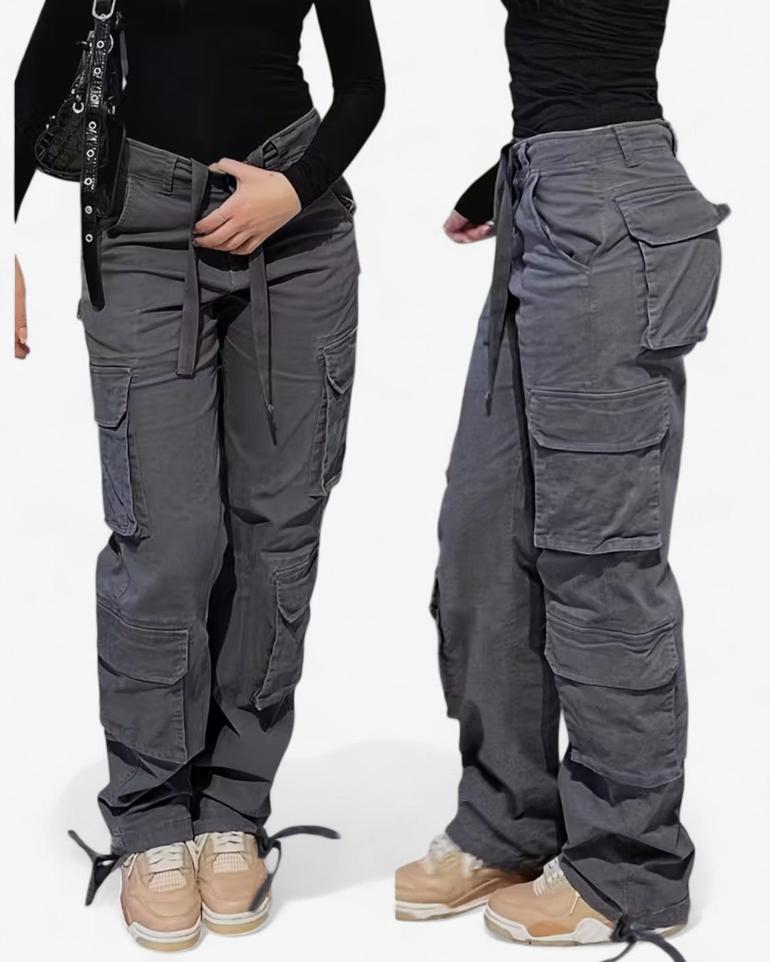 Rive Cargo Wide-Leg Trousers