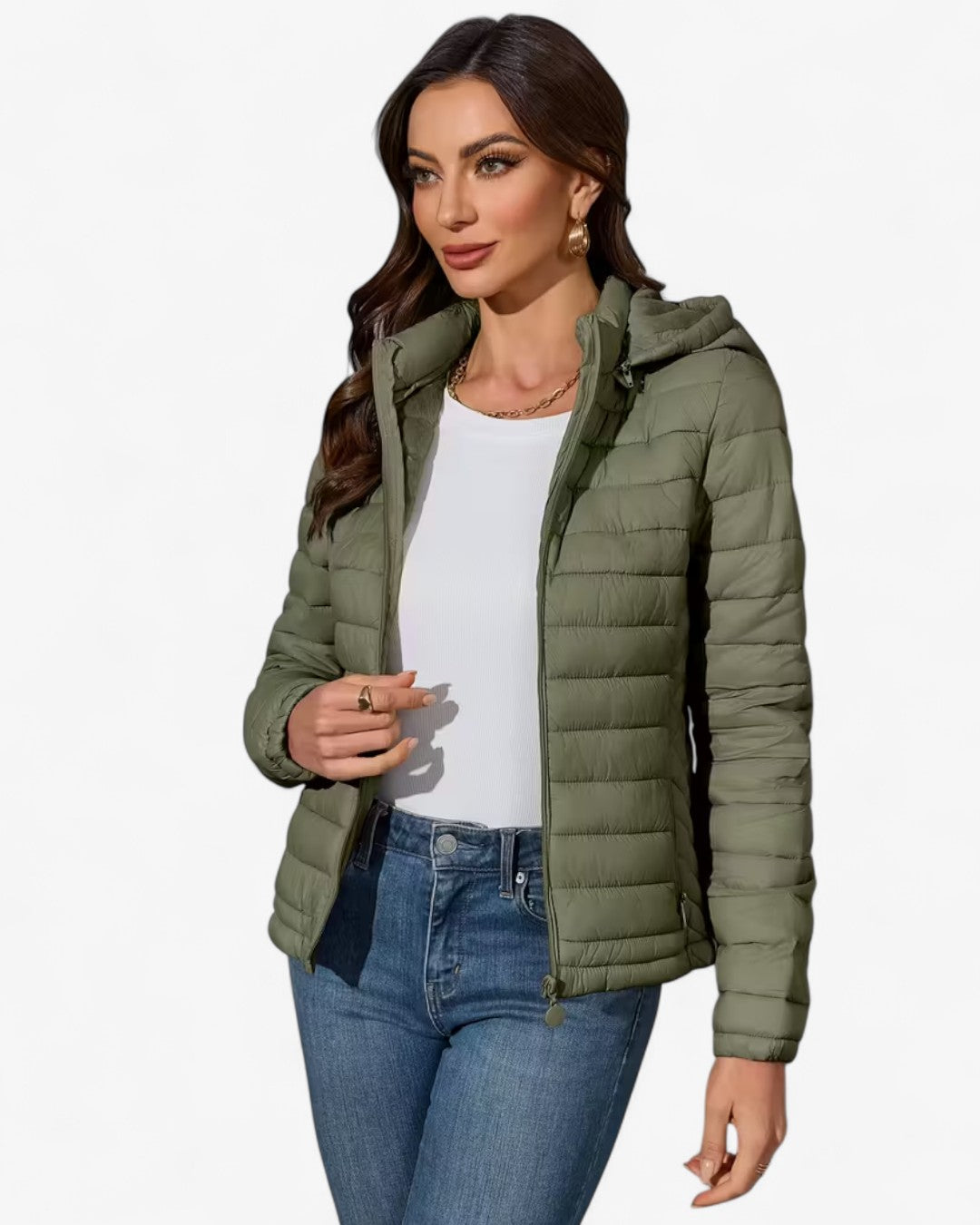 Lightweight Hooded Jacket with Pockets