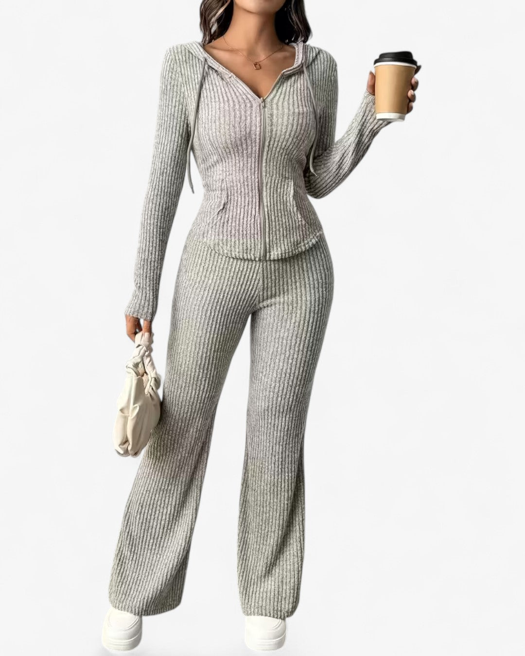 Hooded Zip Lounge Set