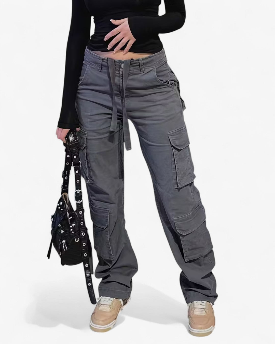 Rive Cargo Wide-Leg Trousers