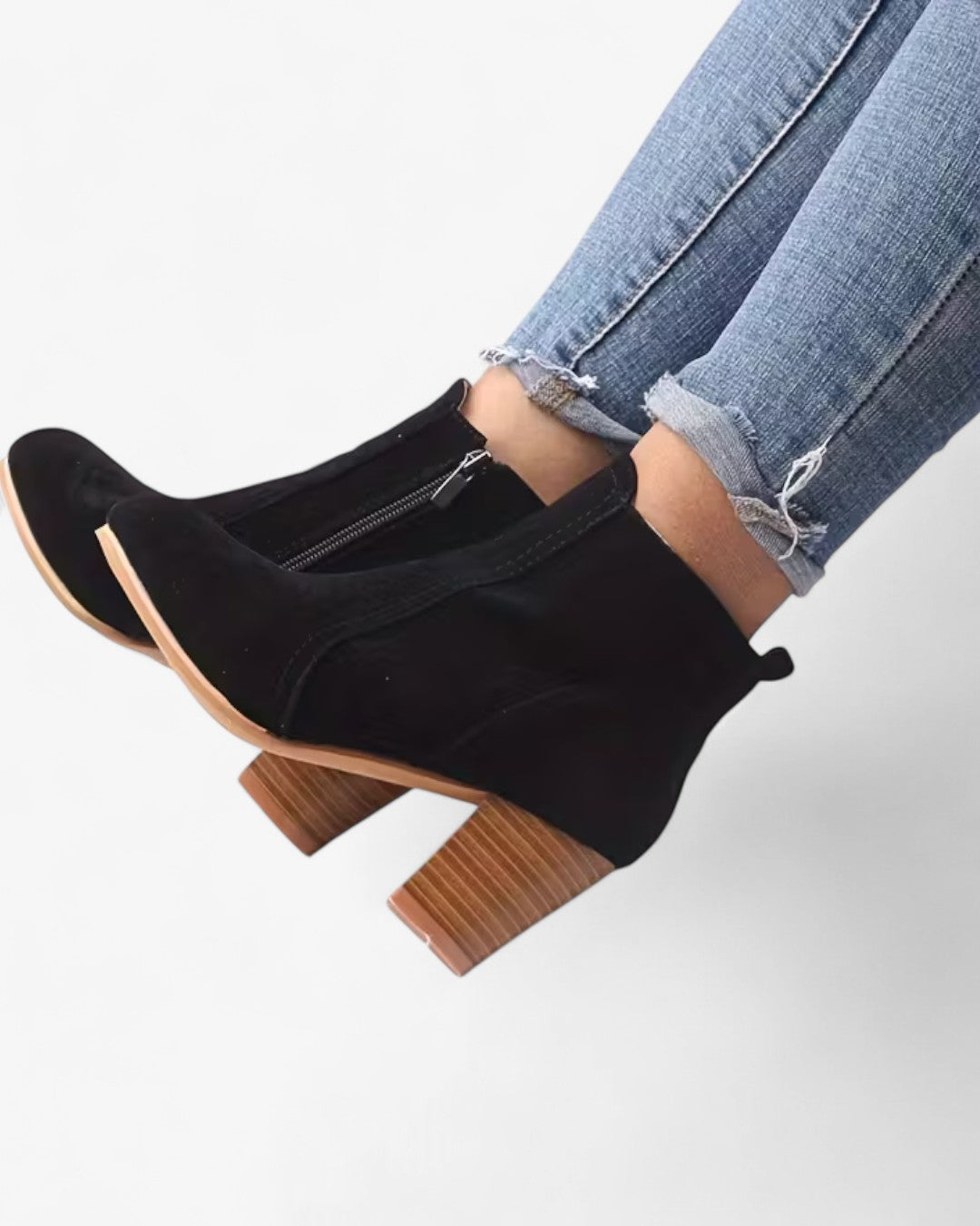 Block Heel Ankle Boots