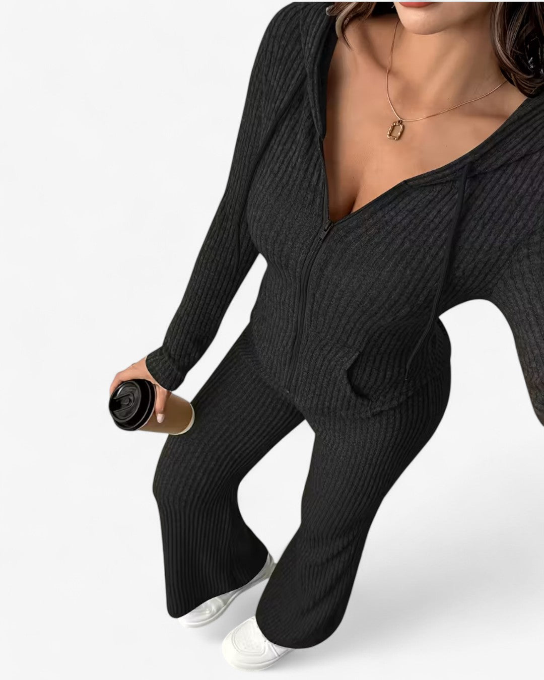 Hooded Zip Lounge Set