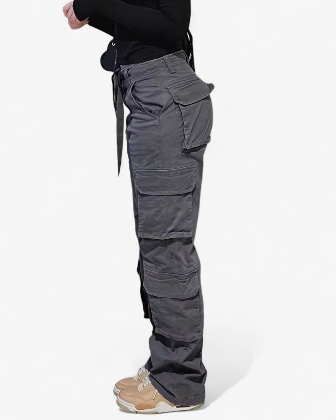 Rive Cargo Wide-Leg Trousers