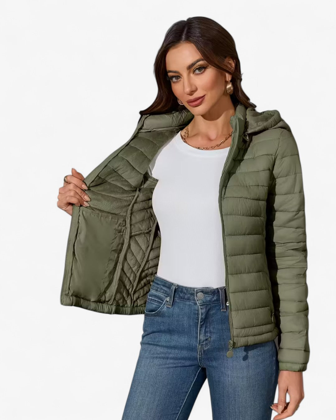 Lightweight Hooded Jacket with Pockets