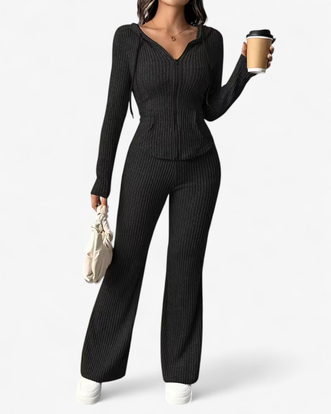 Hooded Zip Lounge Set